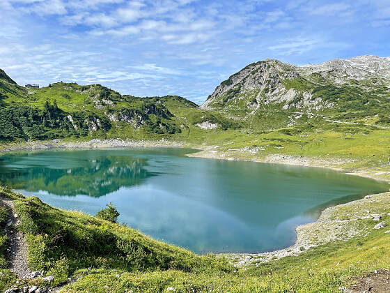 Radreise Lechradweg: Blick auf den Formarinsee