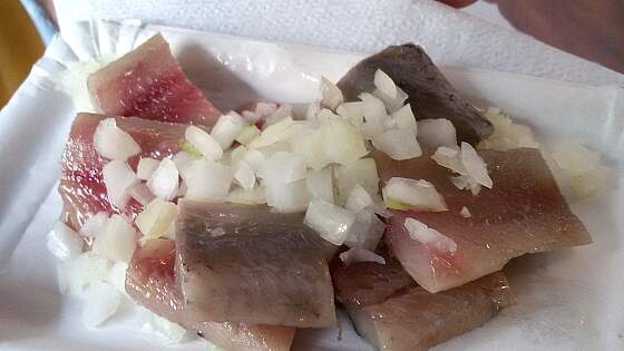Haring (Matjes) mit Zwiebeln