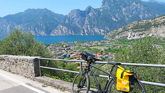 Radreisen am Gardasee: Seeblick