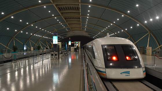 Transrapid in Shanghai, China