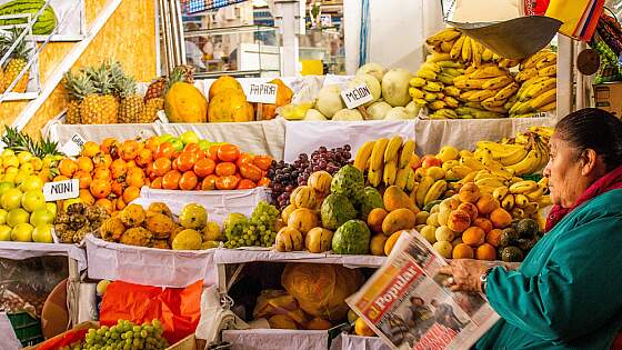 Markt in Peru