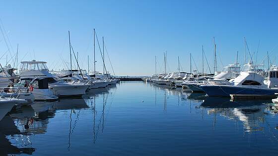 Boote in Port Stephens, New South Wales