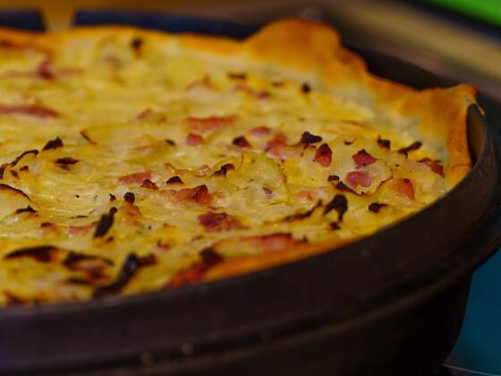 Mosel kulinarisch: Zwiebelkuchen