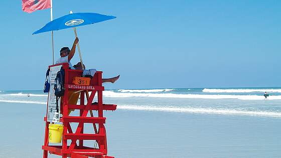 Lifeguard in Daytona Beach, Florida