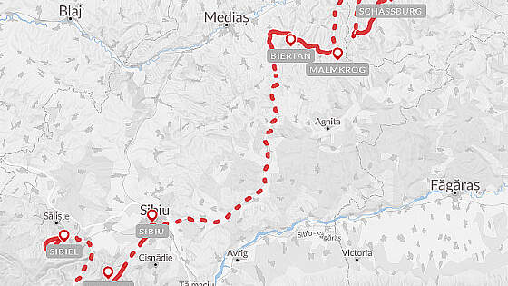 Route Rumänien Wanderreise: Siebenbürgen & Karpaten