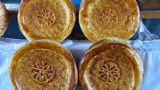 Fladenbrot aus Usbekistan