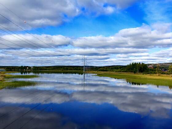 Gällivare in Lappland, Schweden