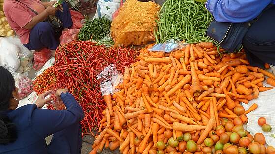 Markt in Indonesien