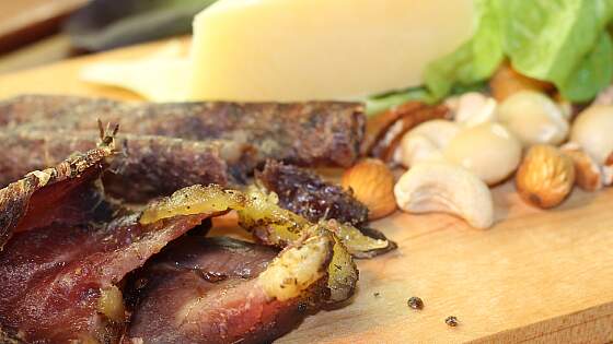 Biltong (Trockenfleisch) aus Südafrika
