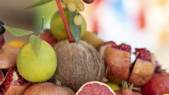 tropische Früchte aus der Südsee
