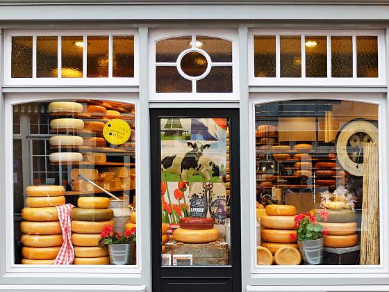 Käse aus Holland - ein Käsegeschäft