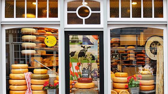 Käse aus Holland - ein Käsegeschäft