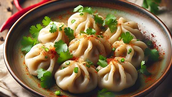 Momos - nepalesische Teigtaschen