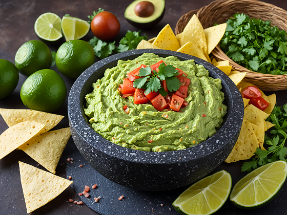 Guacamole - Avocado-Dip aus Mexiko