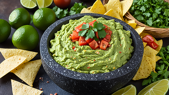 Guacamole - Avocado-Dip aus Mexiko