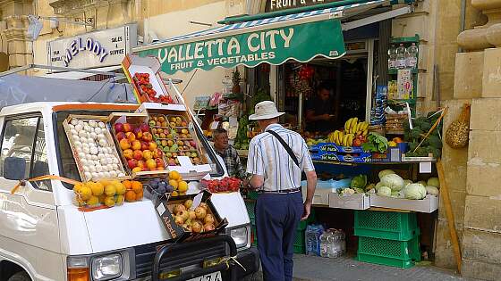 Marktstadt auf Malta