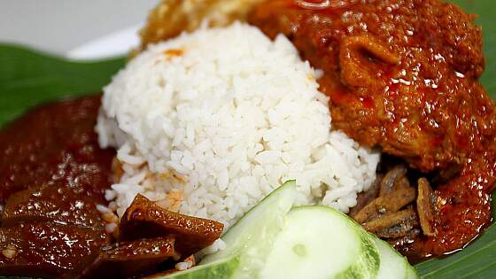 Nasi Lemak (Ayam) - das Nationalgericht Malaysias