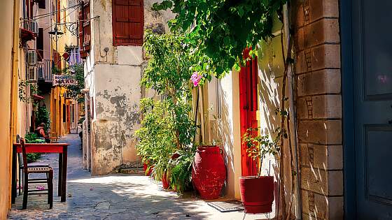 in der Altstadt von Chania, Kreta