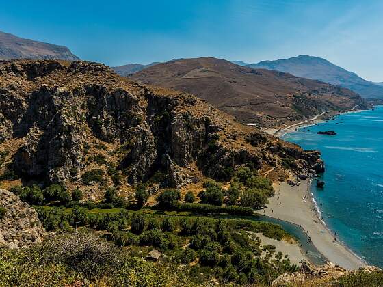 herrliche Küsten auf Kreta
