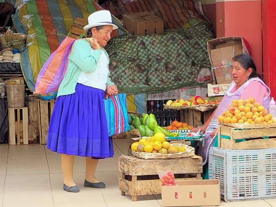 Markt in Ecuador