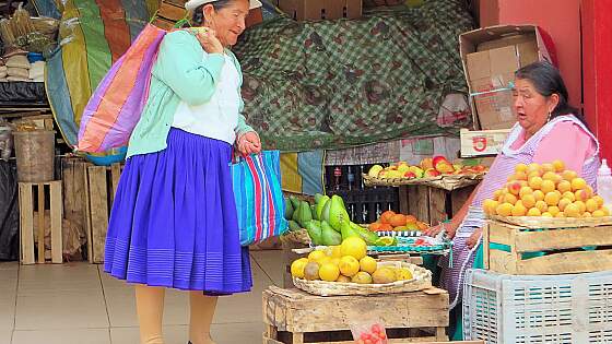 Markt in Ecuador