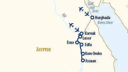 Route Ägypten: Im Land der Pharaonen