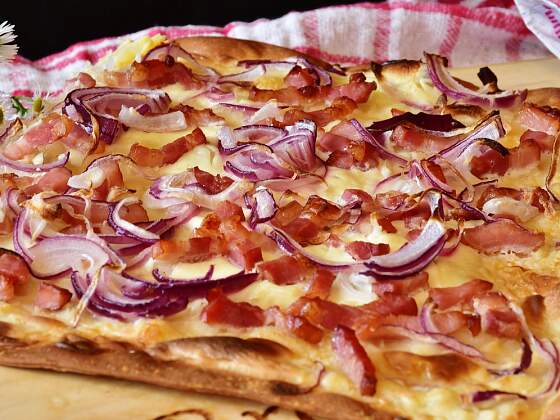 Flammkuchen aus dem Elsass