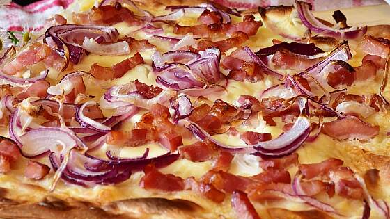 Flammkuchen aus dem Elsass