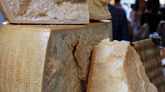 Parmigiano Reggiano aus der Emilia-Romagna