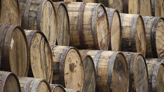 Barrels - schottische Whisky Fässer