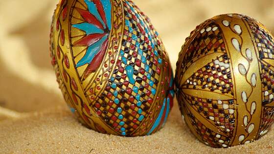 traditionelle Ostereier aus Rumänien