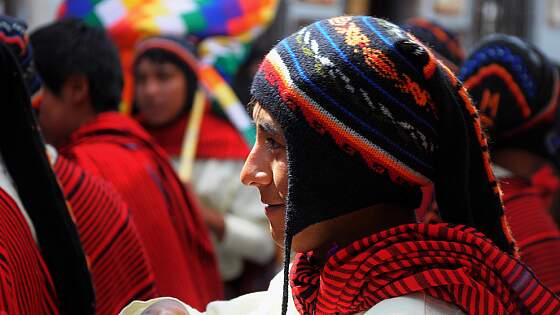 traditionelles Fest in Peru