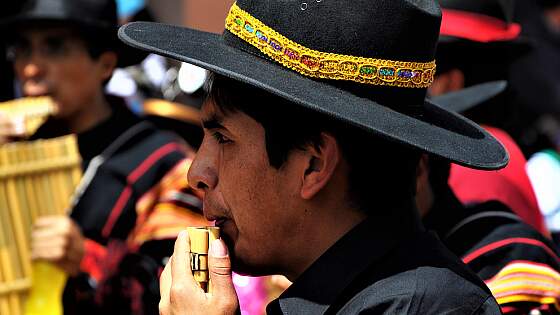 Panflöte - andine Musik in Peru