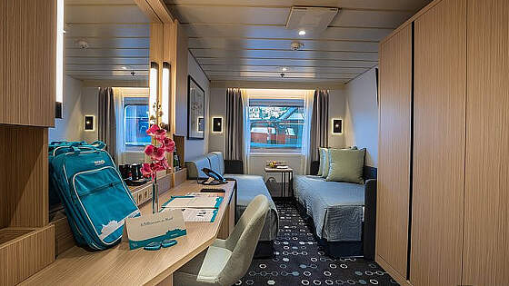 MS Artania: Kabine Kat. H2 / H3