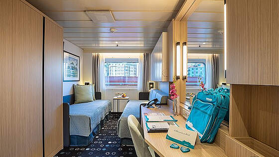 MS Artania: Kabine Kat. H1