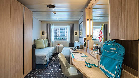 MS Artania: Kabine Kat. I2 - Glückskabine