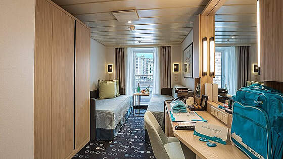 MS Artania: Kabine Kat. PG - Glückskabine