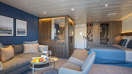 MS Artania: Kabine Kat. V4 - Suite