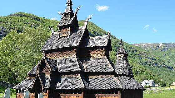 Stabkirche Borgund, Norwegen