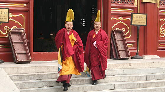 tibetische Mönche in China