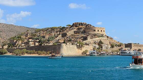 venezianische Festung auf der Insel Spinalonga