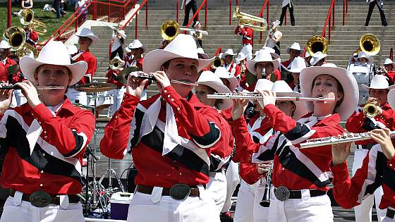 Marschkapelle bei der Calgary Stampede, Kanada