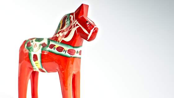 Dalahäst aus Schweden - das Dala-Pferd