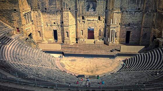 Römisches Theater von Orange in der Provence