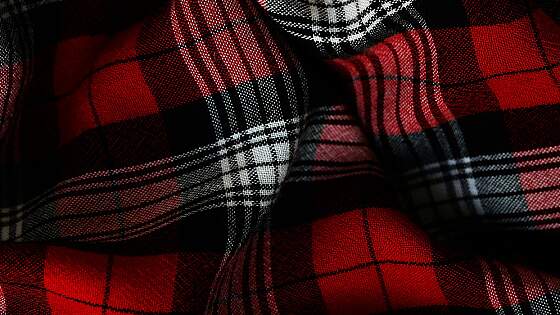 Tartan Stoffe aus Schottland