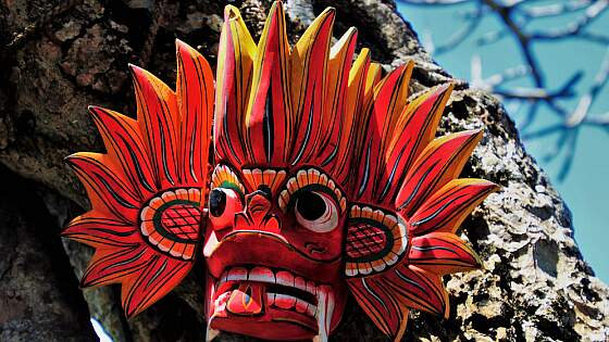 Raksha-Masken aus Sri Lanka