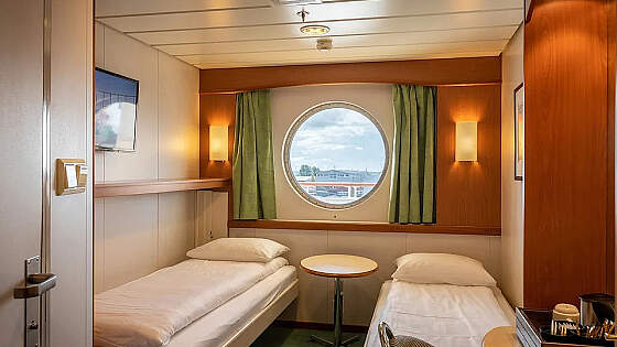 Hurtigruten MS Midnatsol: Beispiel Außenkabine