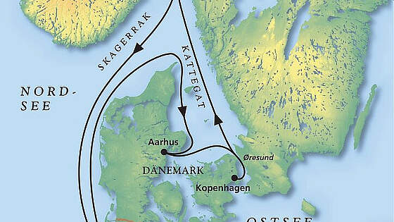 Route MS Artania: Advent in Skandinavien