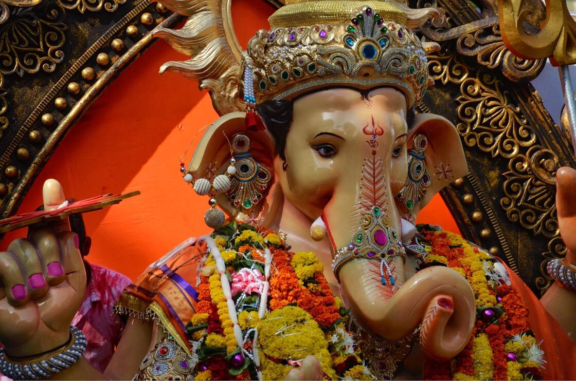 Ganesh Figur aus Indien
