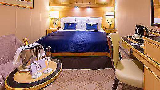 Cunard Queen Mary 2: Beispiel Innenkabine